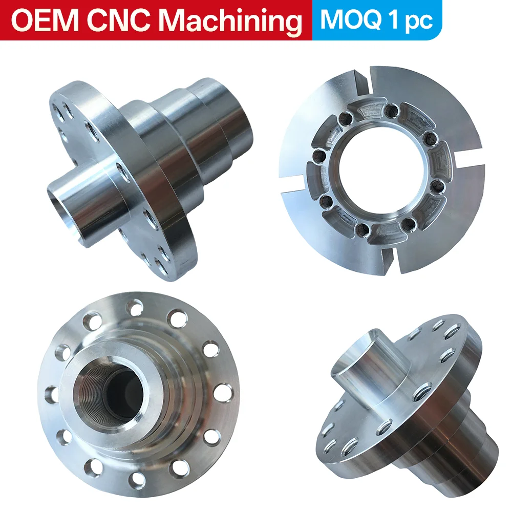 CNC 가공 알루미늄 합금 부품 정밀 가공 기계 부품 (터닝 및 밀링) 고정밀 플랜지/커넥터