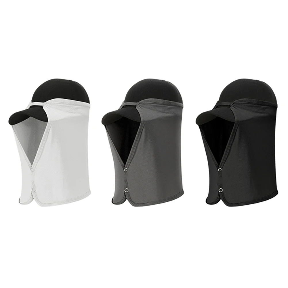 Polyester Sun Protection Hat Visor Quick Drying Face Neck Cover