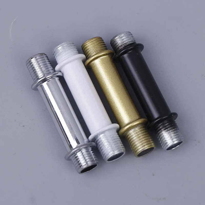 10pcs Golden/Silver/Black/White Straight Pipe Lamp Stem Kit-Light Fixture Hardware Replacement Parts