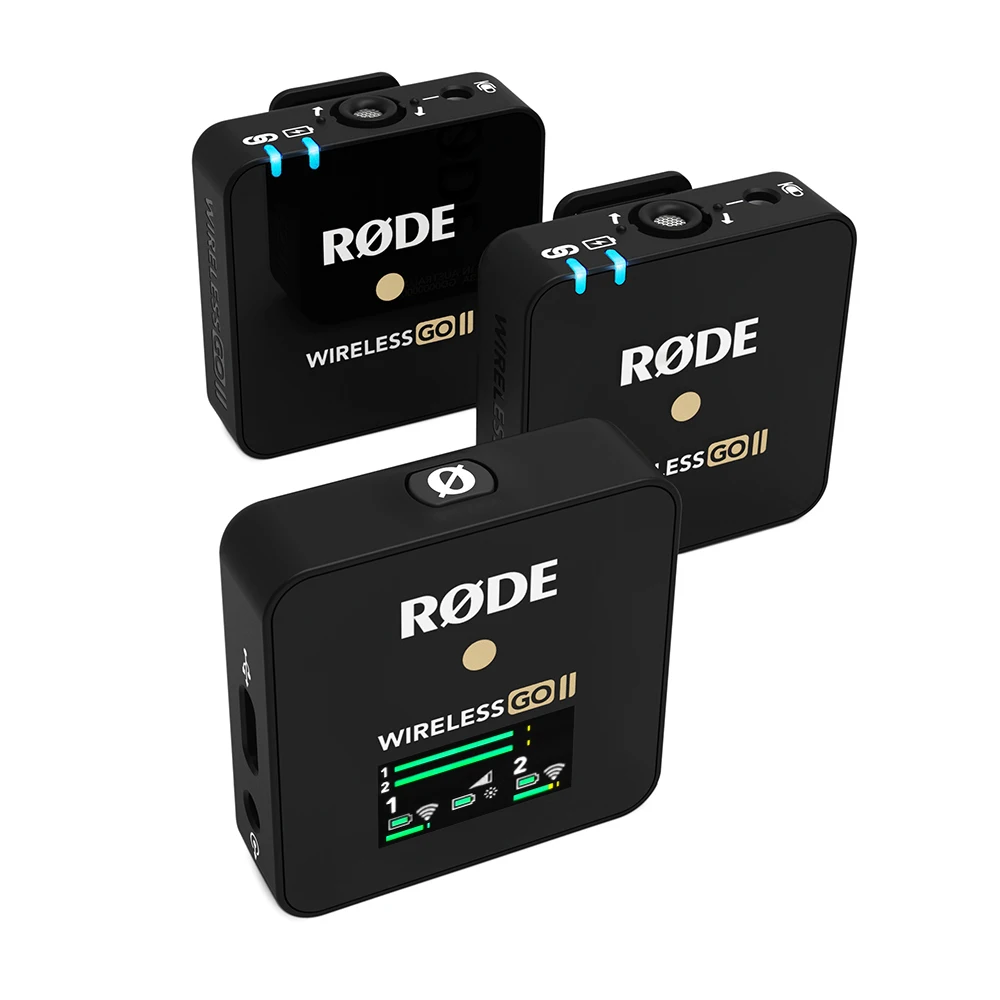 Rode-ワイヤレスgo2マイク,ラベリアデバイス,デュアルチャネル