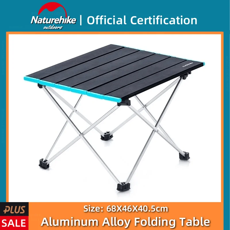 

Naturehike Ultra Light Aluminum Folding Table Firm and Durable Outdoor Camping Picnic BBQ Table Quick Storage Load Bearing 25kg