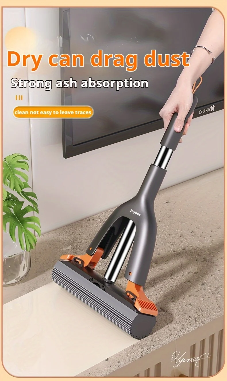 Mocio in spugna da tavolo, testa in cotone, piegabile a metà, mini mocio JOYBOS, straccio multifunzionale e pigro per cucina e soggiorno_voghion.com