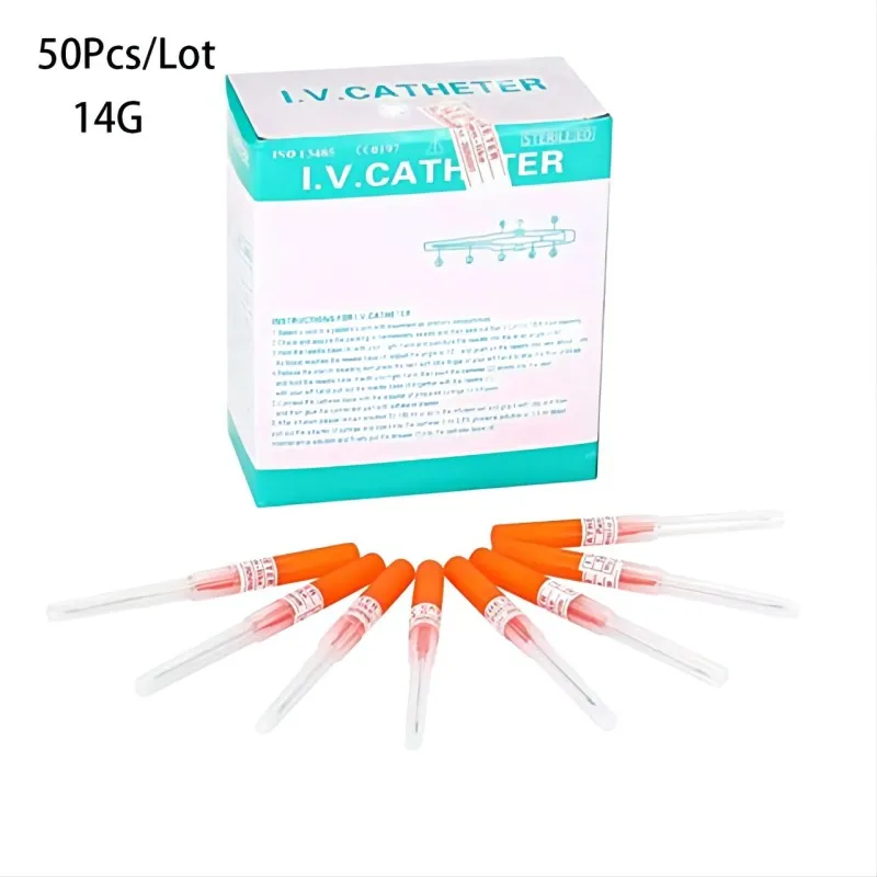

Emergency Kit Accessories Single Package Titanium Puncture Disposable I.V Catheter Needle Puncture Needle