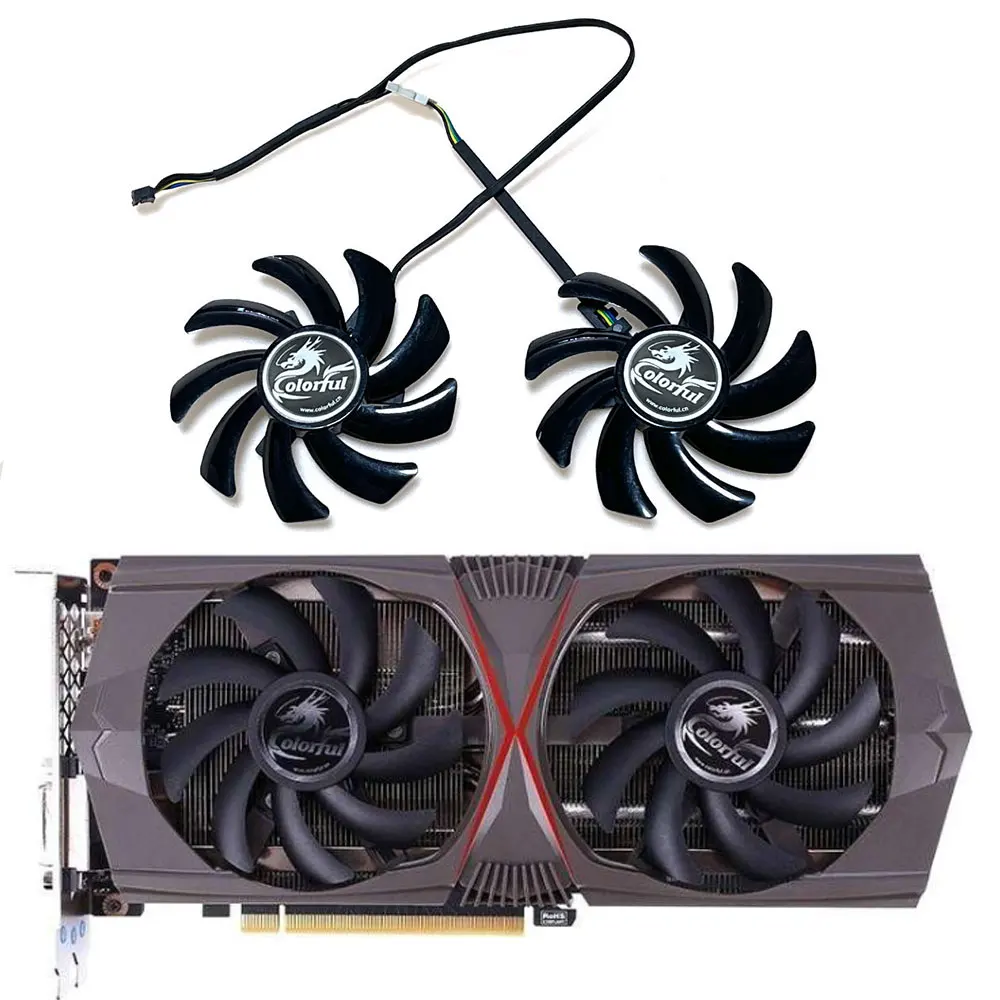 Nuova Ventola Gpu 85Mm 4Pin Rtx 2060, Gtx 1060, Per Ventola Di Raffreddamento Per Scheda Video Colorata Rtx 2060, 2060, 2070, Gtx 1060, 1050Ti, 1050