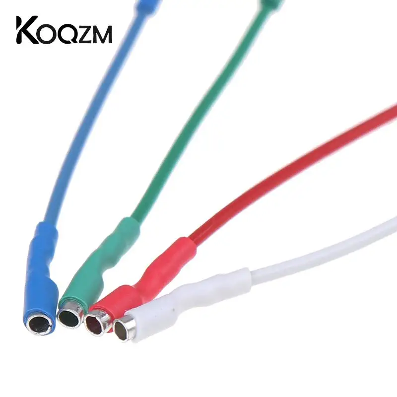 4Pcs 7N headshell Wires OFC Turntable Leads Phono Cartridge Cables Replacement Wire Cable Universal For 1.20 - 1.30mm Pins