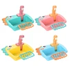 Kids Mini Sink Kitchen Toy Set Dishwashing Simulated Educational Play House Games Sink Set Children Gift Kitchen Toys 1