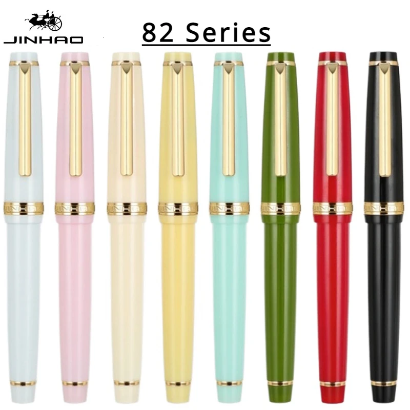 Jinhao 82-pluma Tilográfica De Tinta Acrílica, Bolígrafo Giratorio