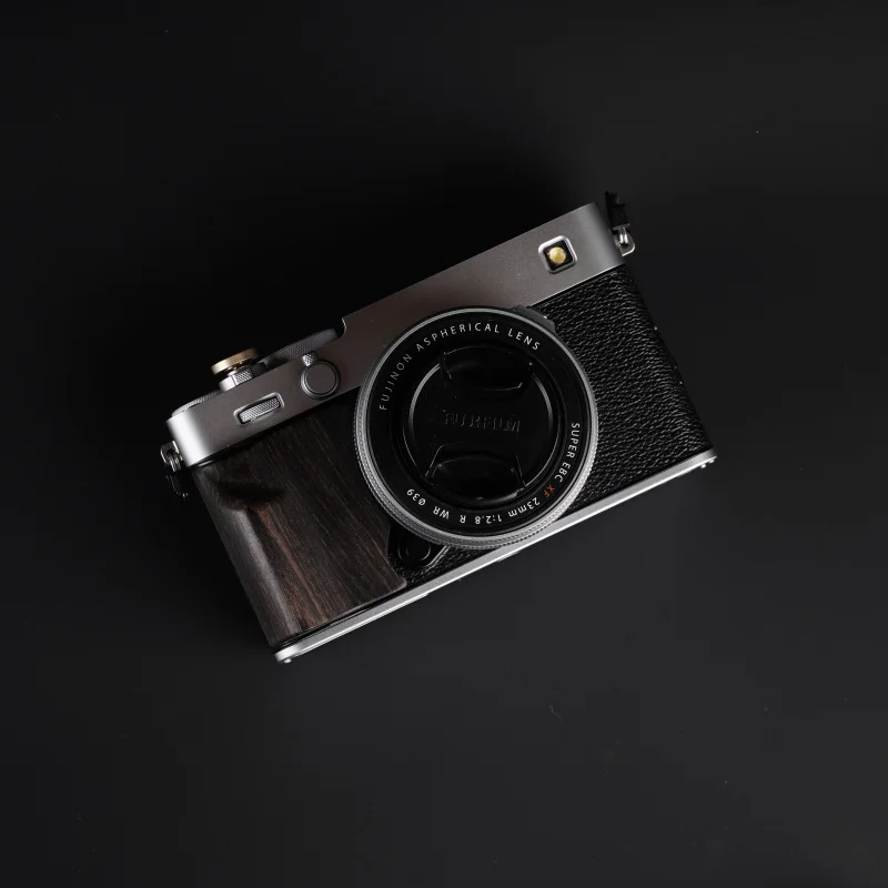 Fujifilm Fuji X-E5 XE5용 목재 손잡이 홀더 미끄럼 방지 스티커