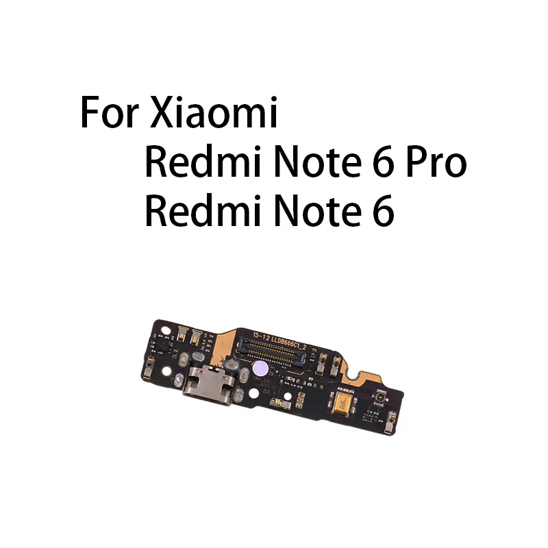 

USB-порт для зарядки, гибкий кабель-соединитель для Xiaomi Redmi Note 6 Pro / Redmi Note 6