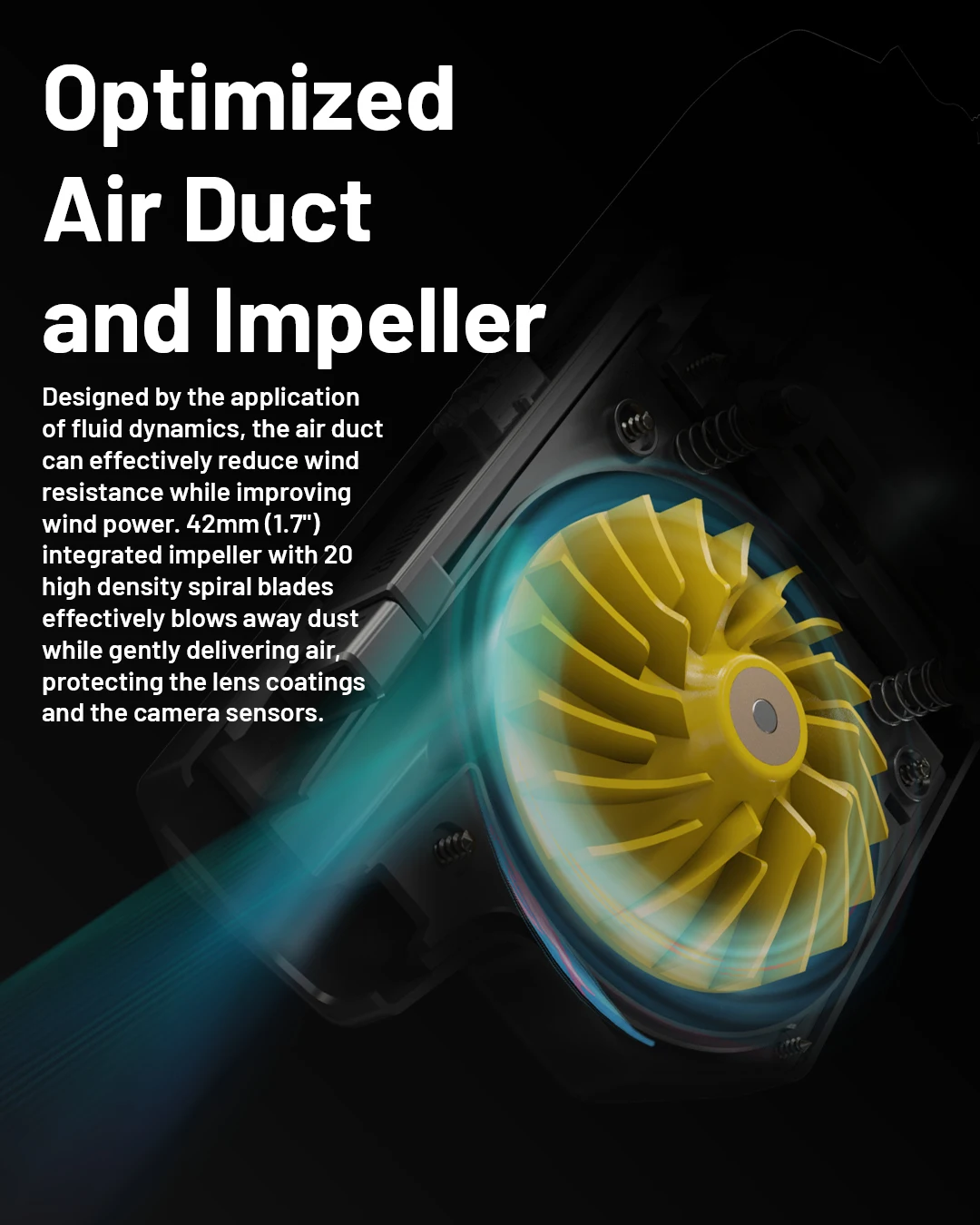 Description Picture 5 of itemNew Nitecore BB21 Electric Air Blower Vacuum Cleaning Blower Blowing & Suction Leaf Dust Collector for DSLR Camera&Lens Upgraded