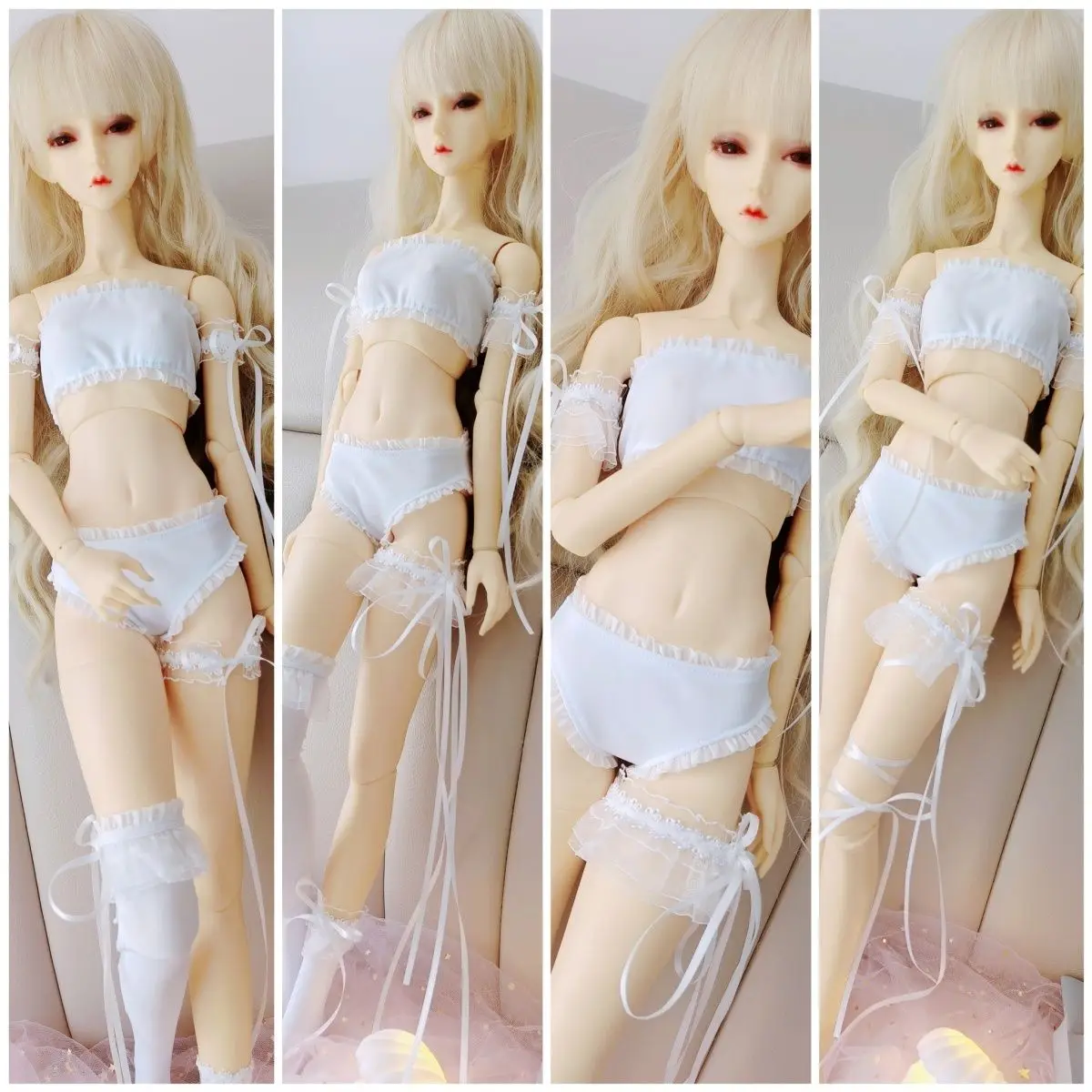 

Новинка, 60 см, носки для кукол 1/3 Bjd, нижнее белье, шорты, кружевные манжеты, носки, «сделай сам», игрушки для девочек, наряд, модный подарок, аксессуары для кукол