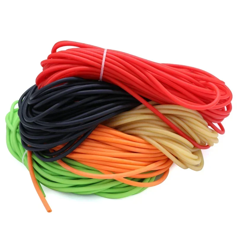 Nature Latex Rubber Hoses Tubes Tubing 1.6 2 3 4 5 6 7 9 10 12 14 17mm 1M/3M High Resilient Elastic Surgical Medical Slingshot Catapult