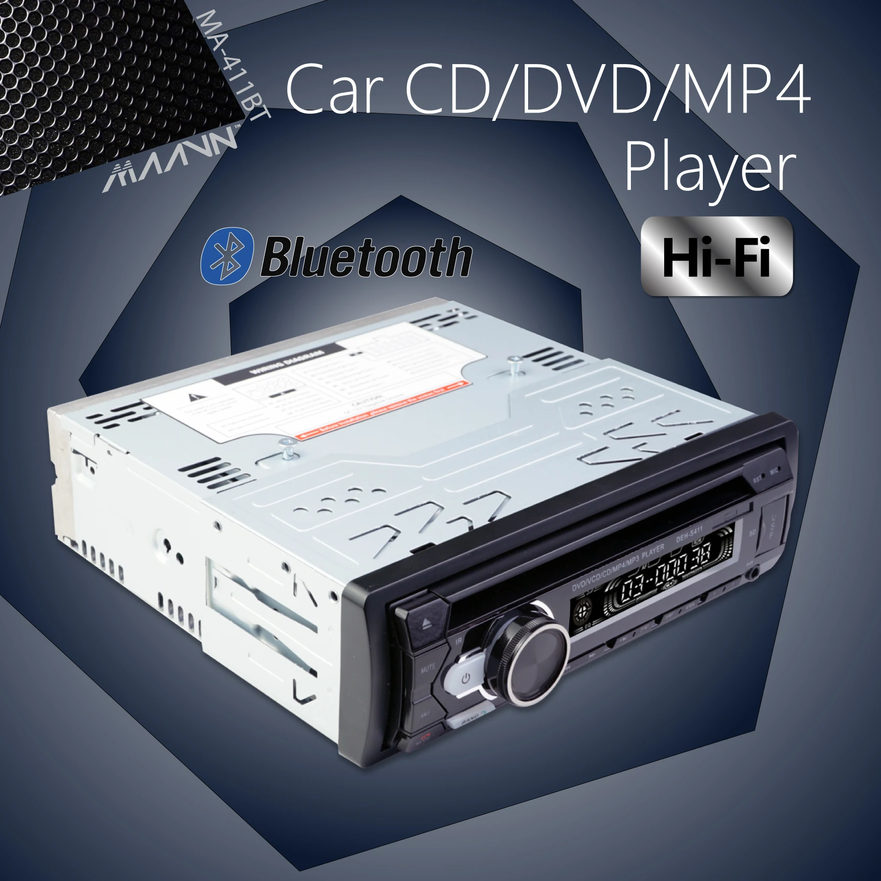 1Din CDVD USB/TF In Dash Radio Receiver Bluetooth Player For Volkwagon Peugeot Citroen Seat Fiat Toyota Honda Nissan Ford car radio car cd player