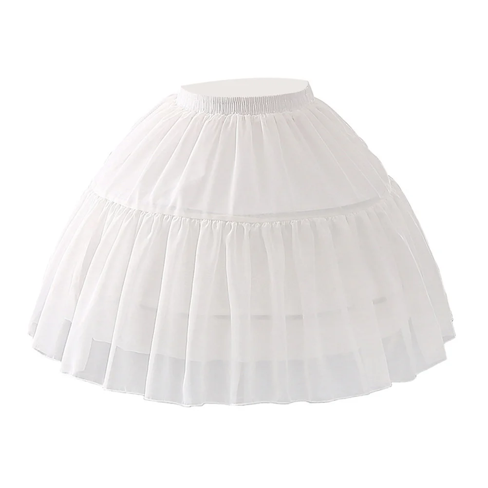 

Pannier Bubble Skirt Tulle Adjustable Petticoat Costume Underskirt Tutu Gauze Beautiful
