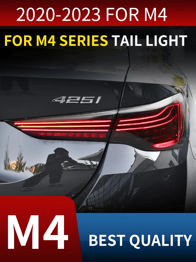 

FT Car LED Tail Lamp for BMW 4 series 2020-2023 G22 G23 G26 G82 M4 CSL Taillights DRL Dynamic Turn Signal Lamp Auto Accessories