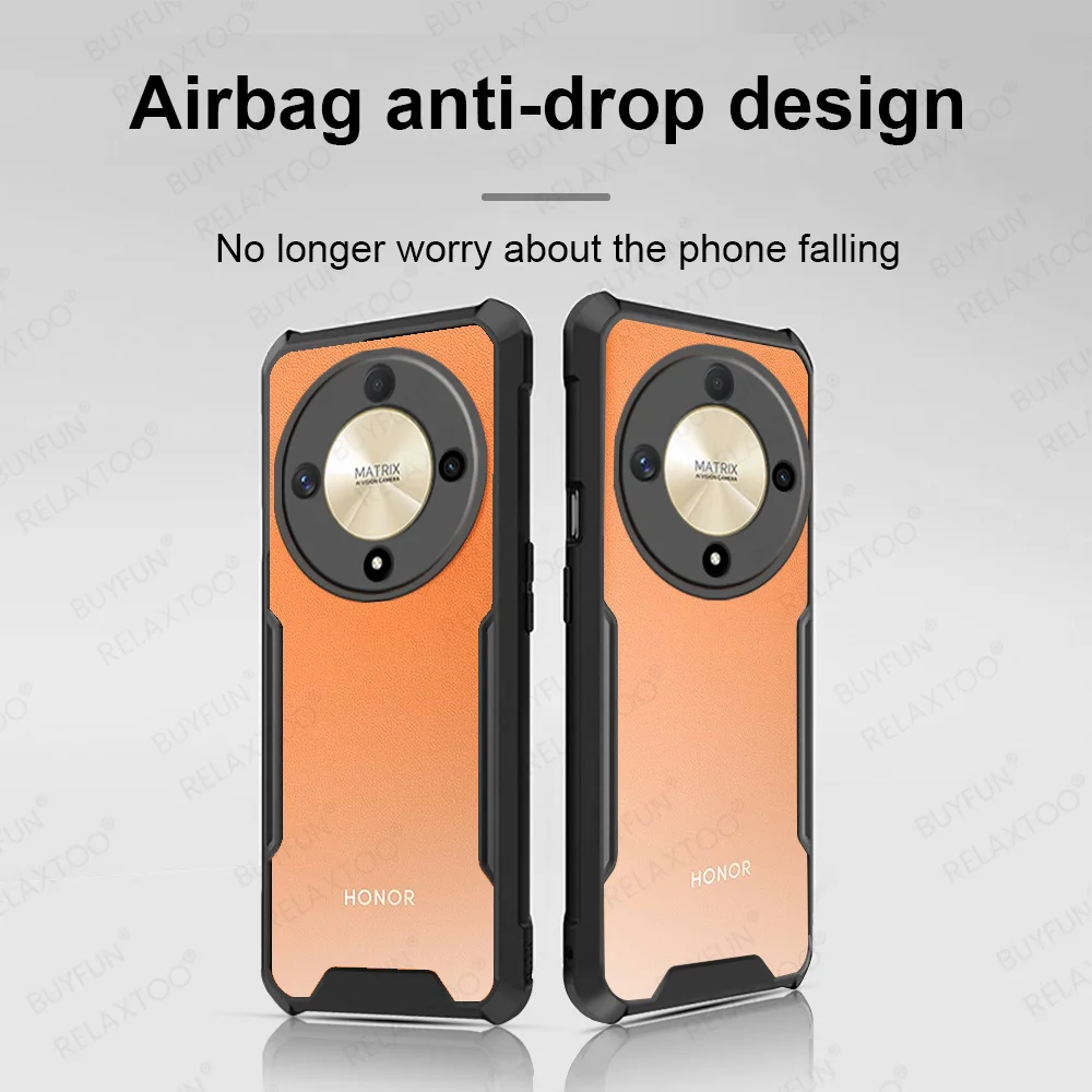 Custodia Antiurto Pixfab Custodia In Silicone Trasparente Per Honor Magic6 Lite/Pro 5G - Antigraffio E Antiurto, Colori Assortiti Custodia Colorata - Foto 7