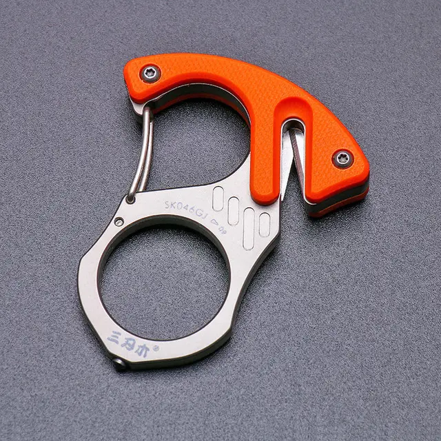 Sk046 Titanium Alloy Multifunctional Car Key Ring Edc Hanging Buckle Car  Window Breaking Machine Self-defense Brass Knuckle - Fidget Spinner -  AliExpress