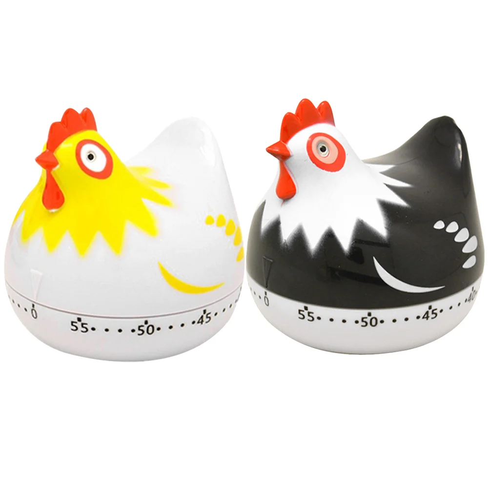 

Zerodeko Kitchen Timer Wind Up Mechanical Visual Timers Chicken Shaped Alarm Clock Egg Timer Countdown Clocks Classroom