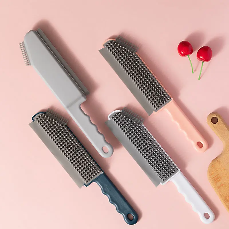 

Triad cleaning brush groove gap blow brush multi-functional bathroom countertops window cleaning scraper