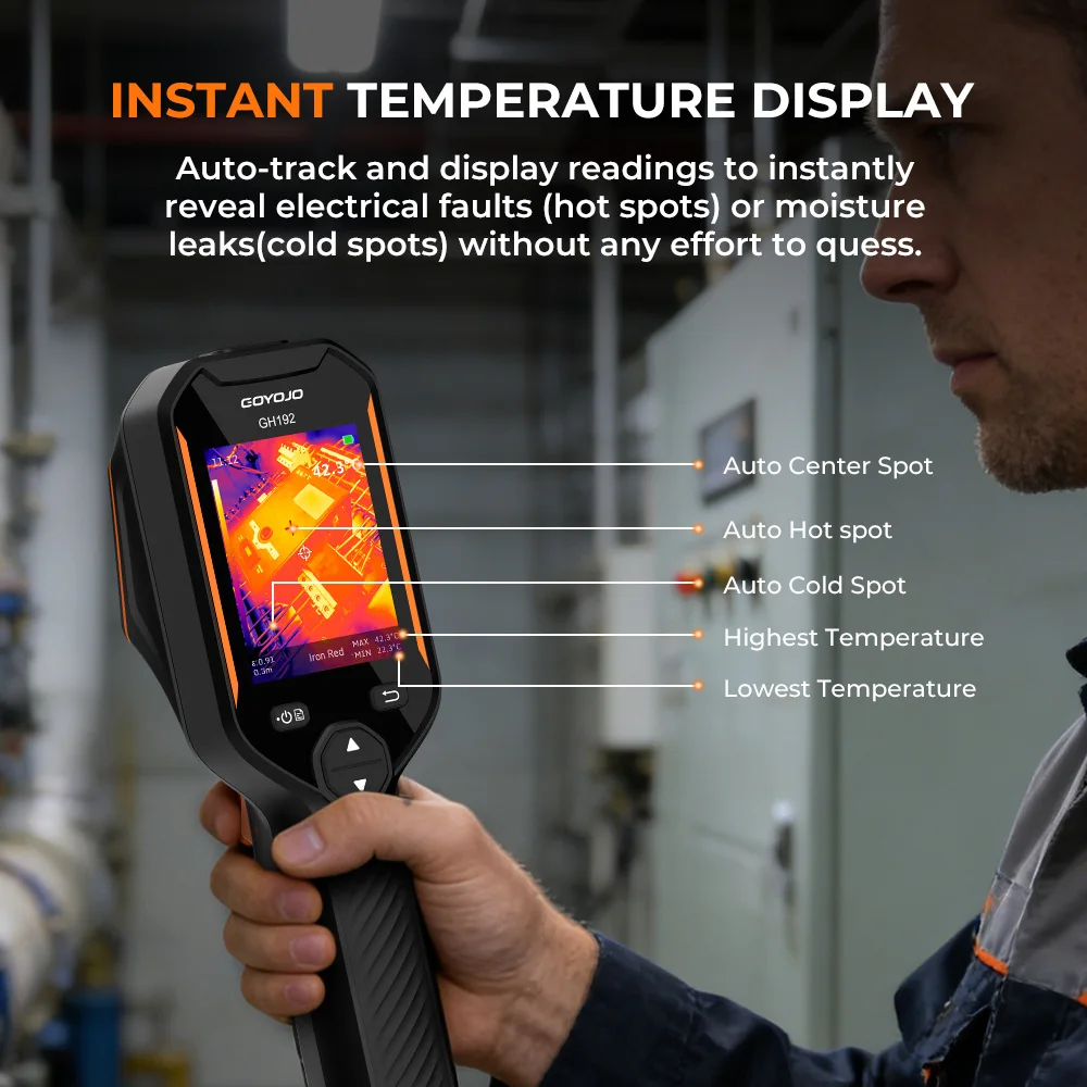 GH192 Thermal Camera with Visual Camera, 240x240 Super Resolution Thermal Imagin