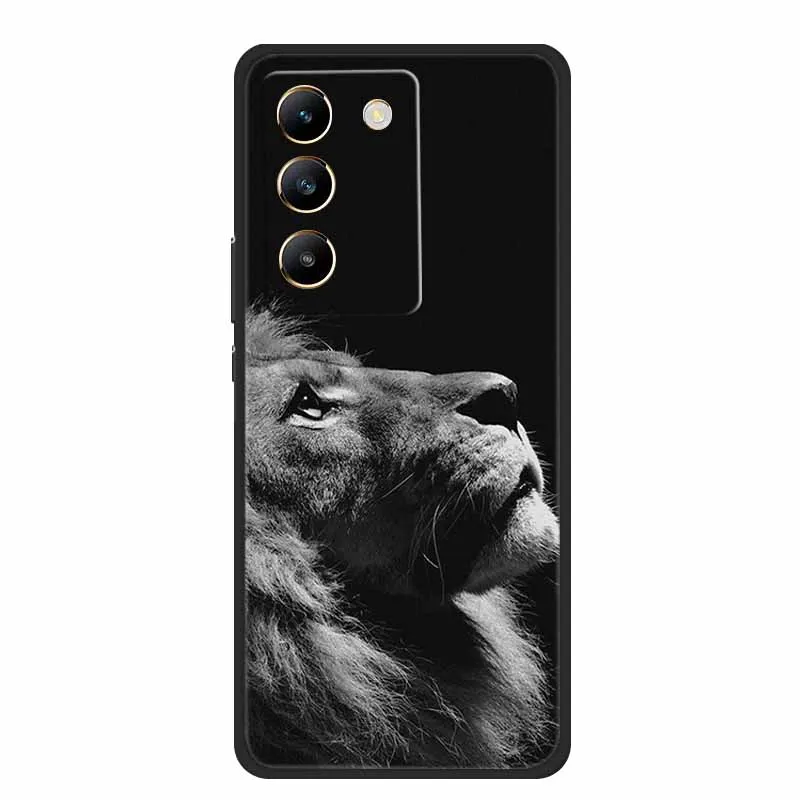 Black Silicone Soft Phone Case - Durable and Stylish Back Cover  Bag