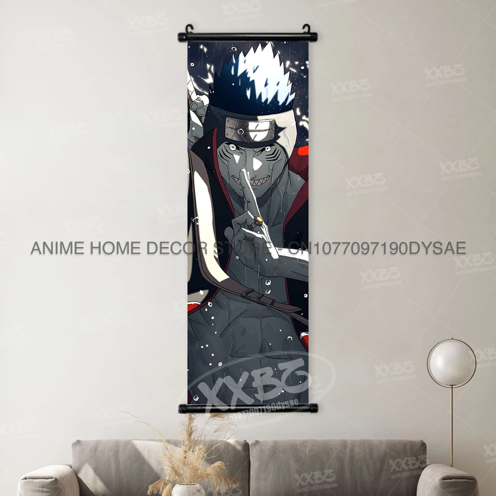 Anime Wall Art: Uchiha Itachi, Haruno Sakura, Shikamaru & Orochimaru Hanging Decor