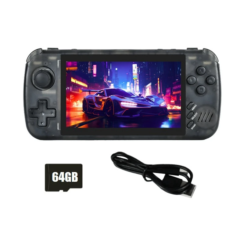 

Игровая консоль X39pro в ретро стиле, 64 ГБ, экран 4,5 дюйма, поддержка 2-х игровых игр, портативный геймпад, подарки для детей