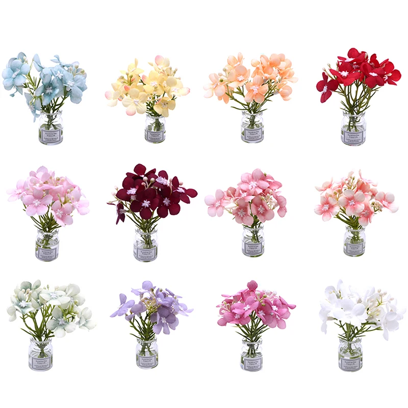 

1 шт., миниатюрная модель для кукольного домика, искусственная ваза, аксессуары для мебели, декор для кукольного дома, детские игрушки «сделай сам»