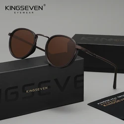 Original Design Polarized UV400 Retro Fashion Sunglasses (Brown)