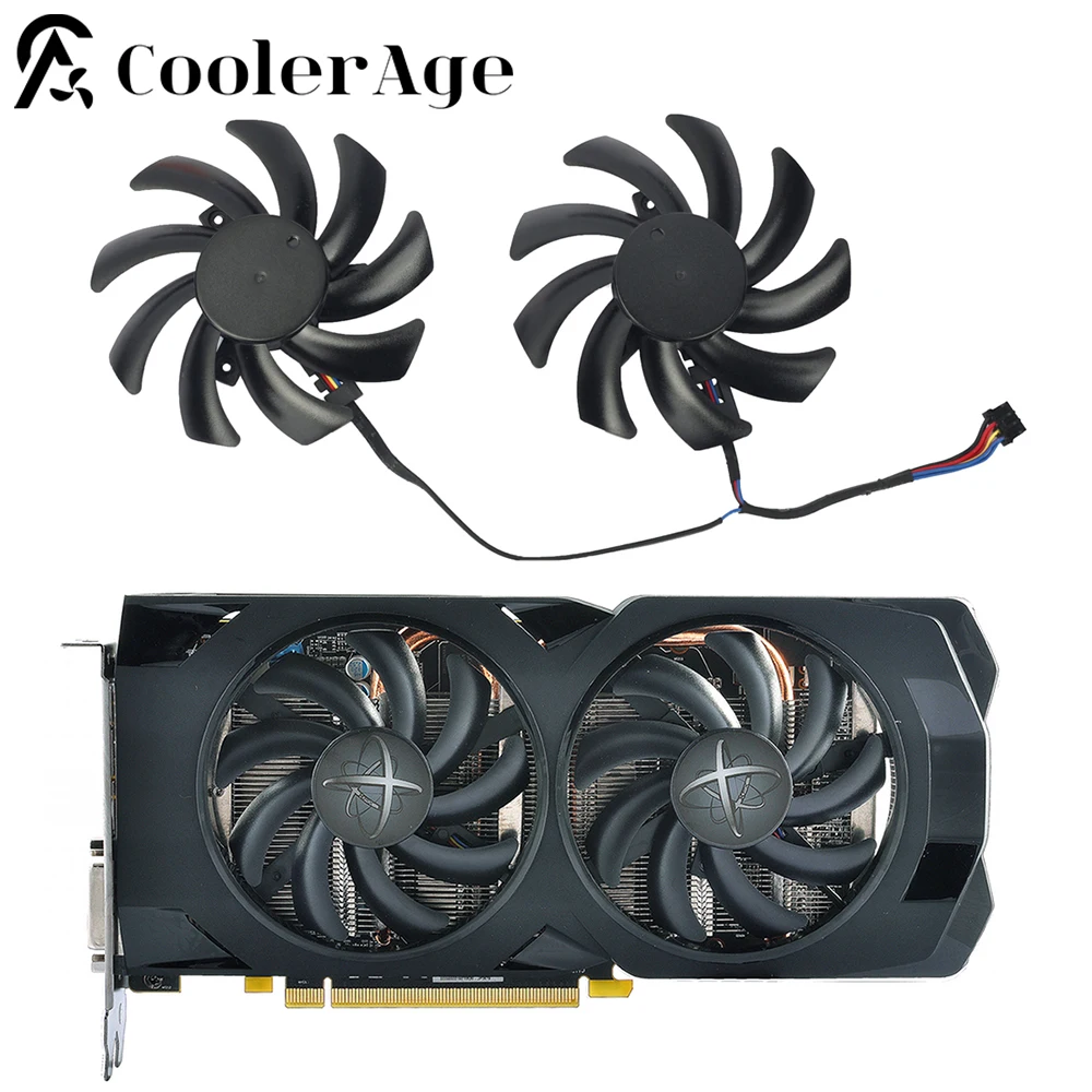 85Mm Cf9010H12S  Rx570 Rx470D Graphics Card Cooling Fan For Xfx Rx 470D  570 Replacement Graphics Card Gpu Fan