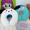 Comfortable Pochacco U-shaped Pillow Stuffed Anime Hangyodon Nap Pillow Travel Neck Pillow Japanese Style Portable Cute 5