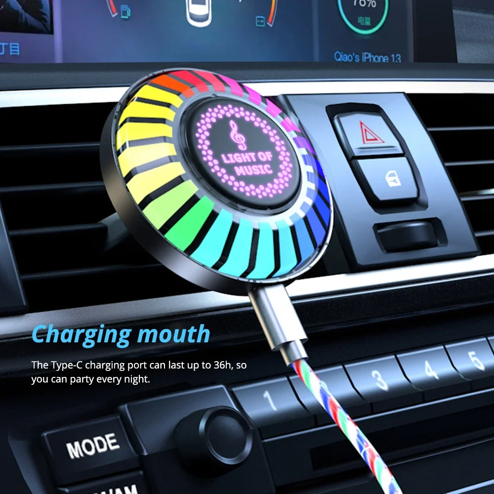 

Автомобильные лампы для ароматерапии, RGB, с голосовым управлением