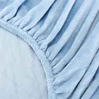 Ultra Soft Milk Velvet Bed Sheets Set Autumn Winter Bedding Set 4/6 Pieces Flannel Fitted and Flat Sheet Pillowcase Cozy Warmth 5