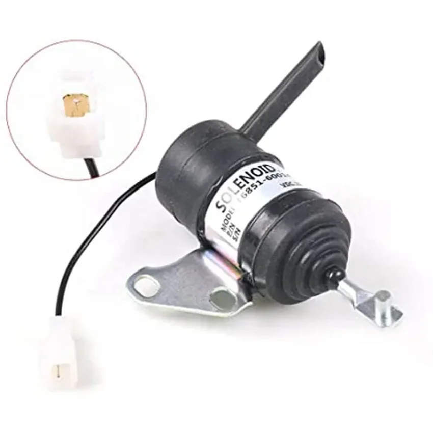 16851-60014 Solenoid Valve 12V 6670776 For Kubota Engines