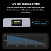 M.2 NVMe/SATA SSD Enclosure Adapter with Screen Display,USB 3.2 Gen2 10gbps M2 Case 2280 ,Aluminum External M2 2280 NVMe Reader - Image 2
