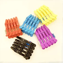 

5Pcs Alligator Hair Clips Pro Barber Hairdressing Clamps Claw Hair Sectioning Clip Crocodile Hairpins Salon Styling Accessories