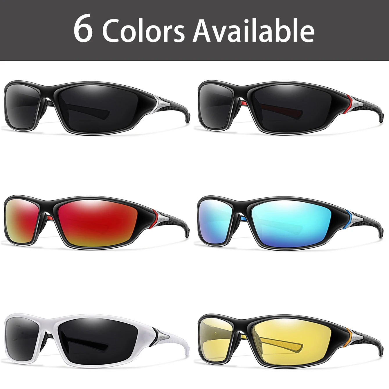 Polarized Sports Sunglasses Men Women Outdoor Sports Riding Cycling Fishing Running Rayed Hiking Classic Goggles
