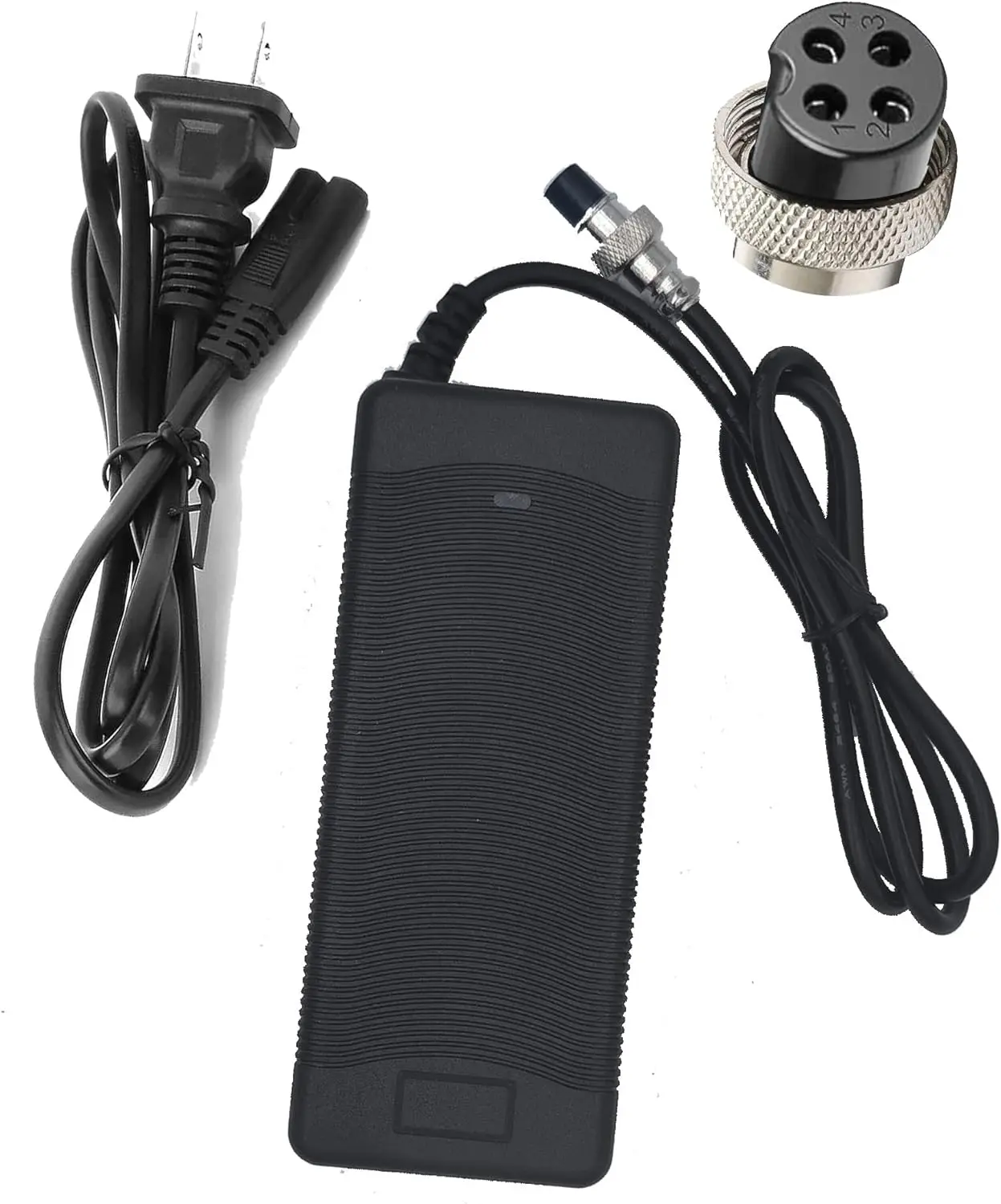 

Зарядное устройство для электрического скутера с 4 зубцами для Ninebot S/S-MAX/Mini PRO/Mini lite, 63 в, 2 А, 4-контактный разъем, аксессуары для зарядного устройства