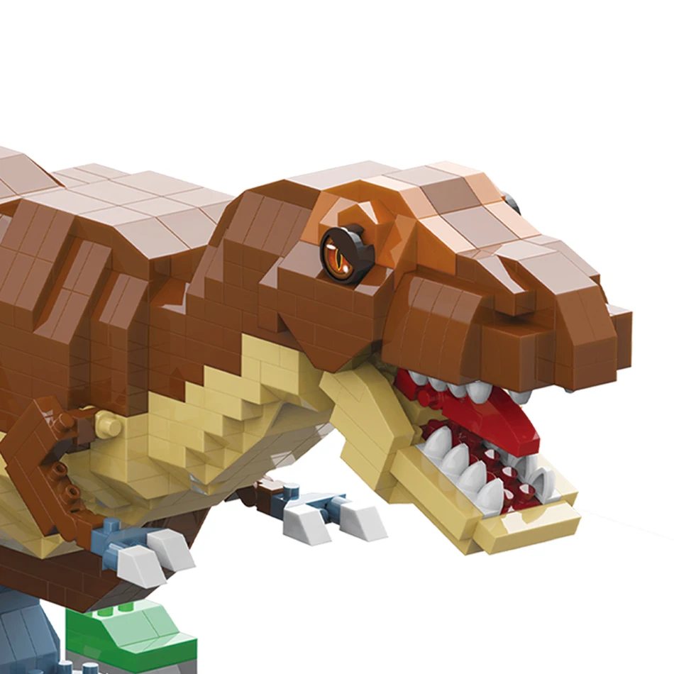 Jurassic 2 Building Blocks World Dinosaurs Figures Bricks Assemble Kids Toys Tyrannosaurus Rex Dino Park Bricks Children Toy
