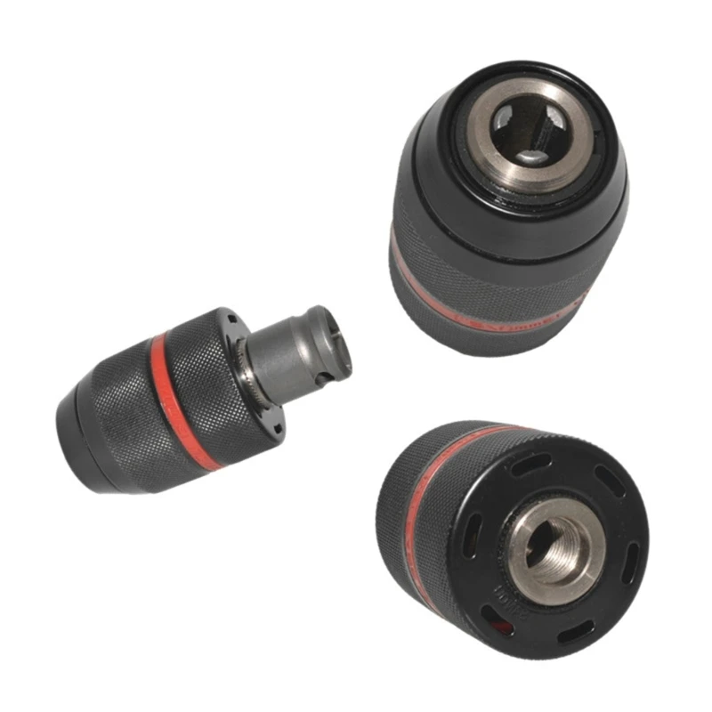 1.5-13mm 정밀 키리스 드릴 척 컨버터 1/2-20UNF 나사 퀵 체인지 어댑터 SDS-Plus 섕크 1/4 육각 액세서리
