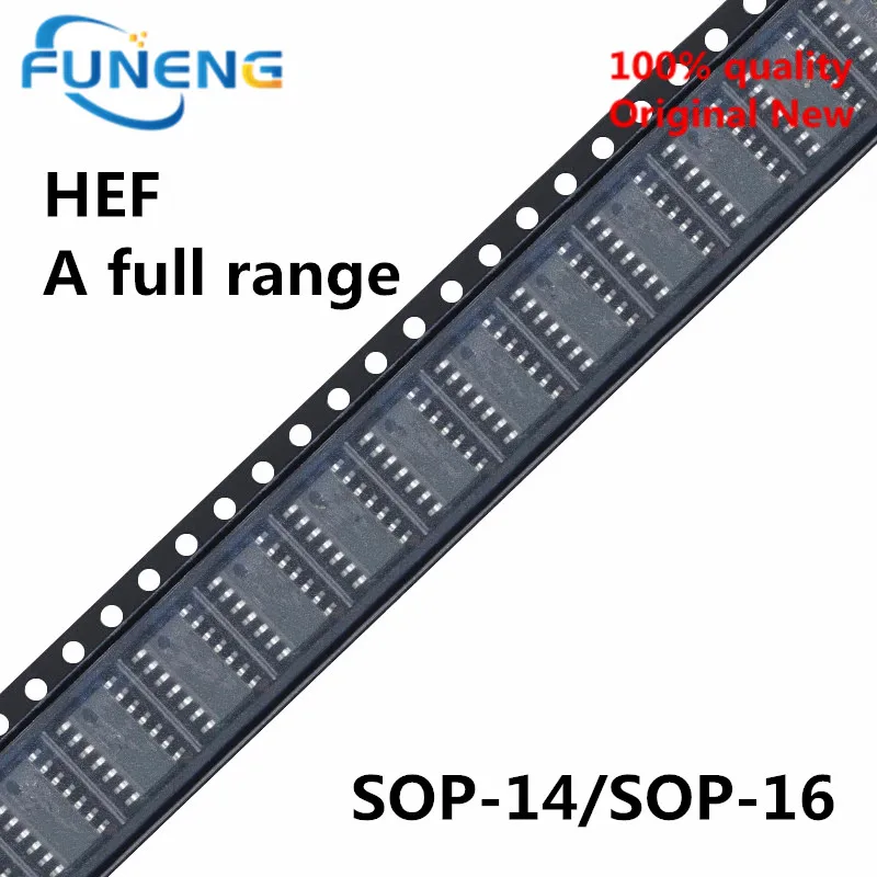 10PCS HEF4069UBT HEF4538BT HEF40106BT HEF4052BT HEF4070BT HEF4017BT ...