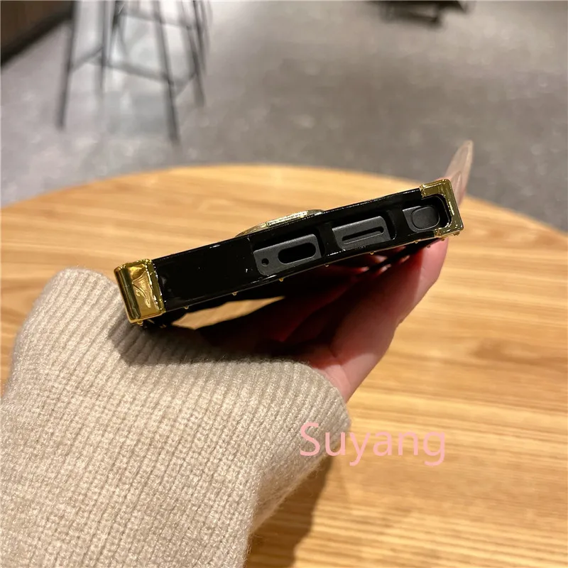 Luxury Diamond Phone Case With Ring Holder For Apple Iphone Models_voghion.com