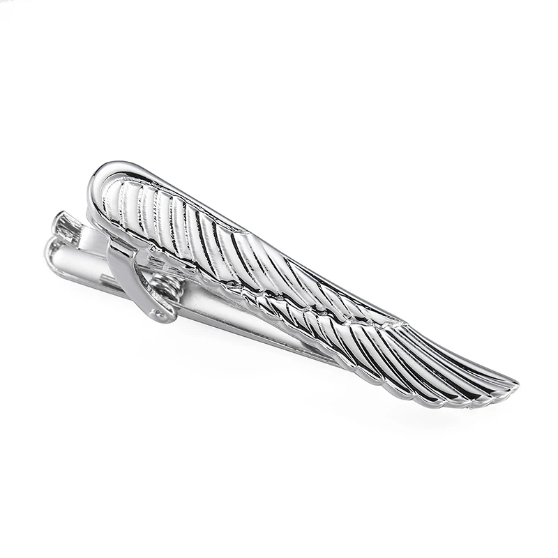 

Wing shaped metal tie clip made of copper material for men's wedding and business dress tie clip