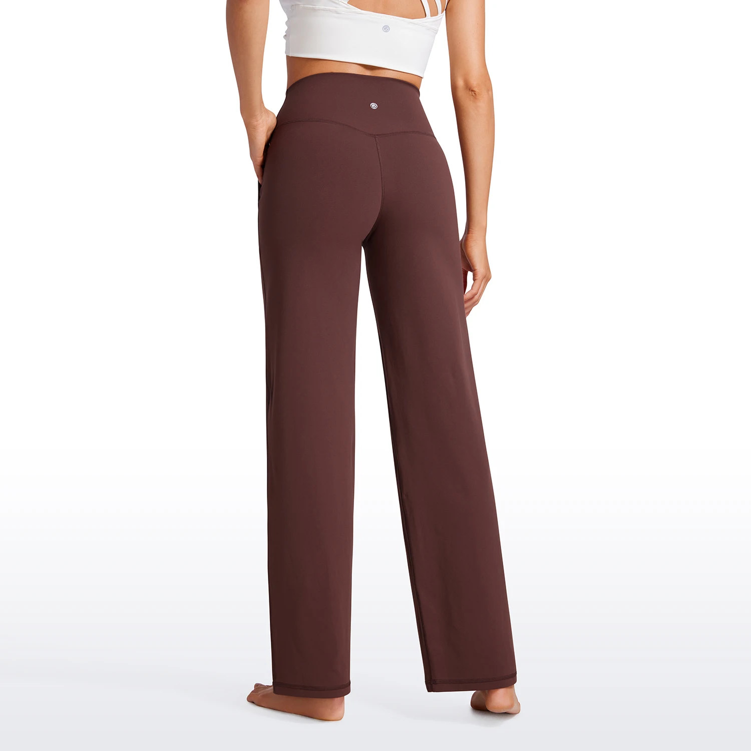 CRZ YOGA Womens Butterluxe High Waist Wide Leg Pants with Pockets 31