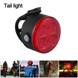 BUCKLOS Rechargeable USB LED Bike Light Set - Waterproof Front and Rear Cycling Lights (350mAh- M2 Taillight)