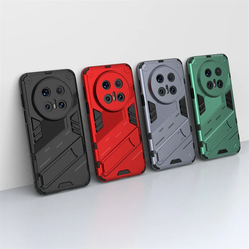 Magnetic Armor Shockproof Phone Case with Kickstand and Back Cover Coque s