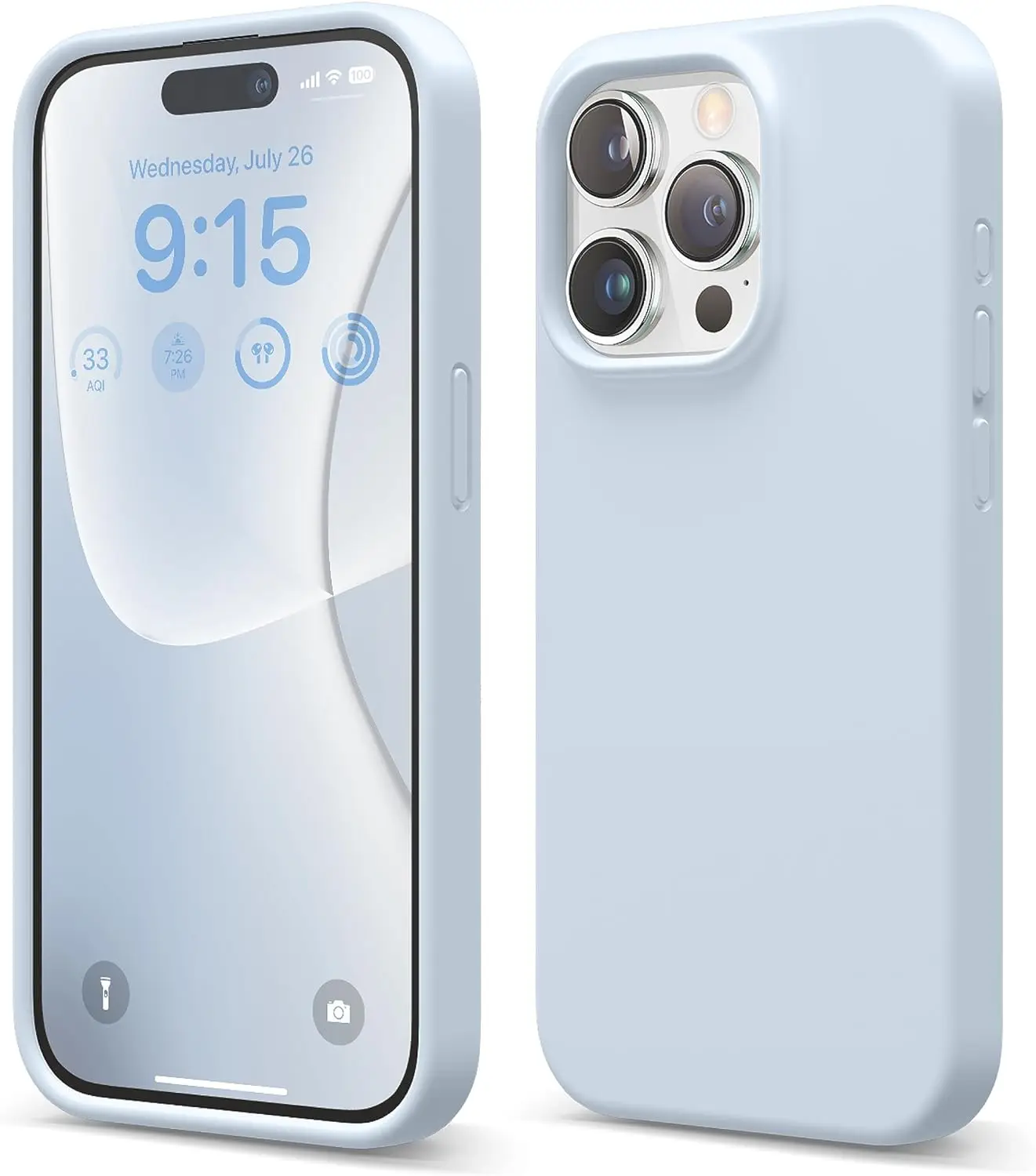Premium Liquid Silicone Shockproof Protective Phone Case with Microfiber Lining