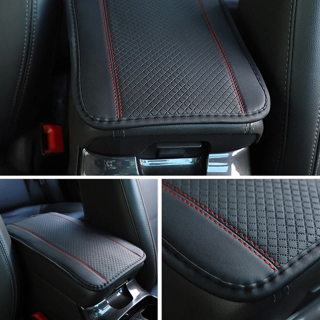 Reposabrazos Universal para coche, cojín de protección para el reposabrazos  de la consola central de cuero PU, caja de almacenamiento - AliExpress