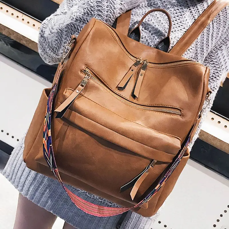 

Модный женский школьный кожаный рюкзак для девочек, дорожная сумка, сумка на плечо