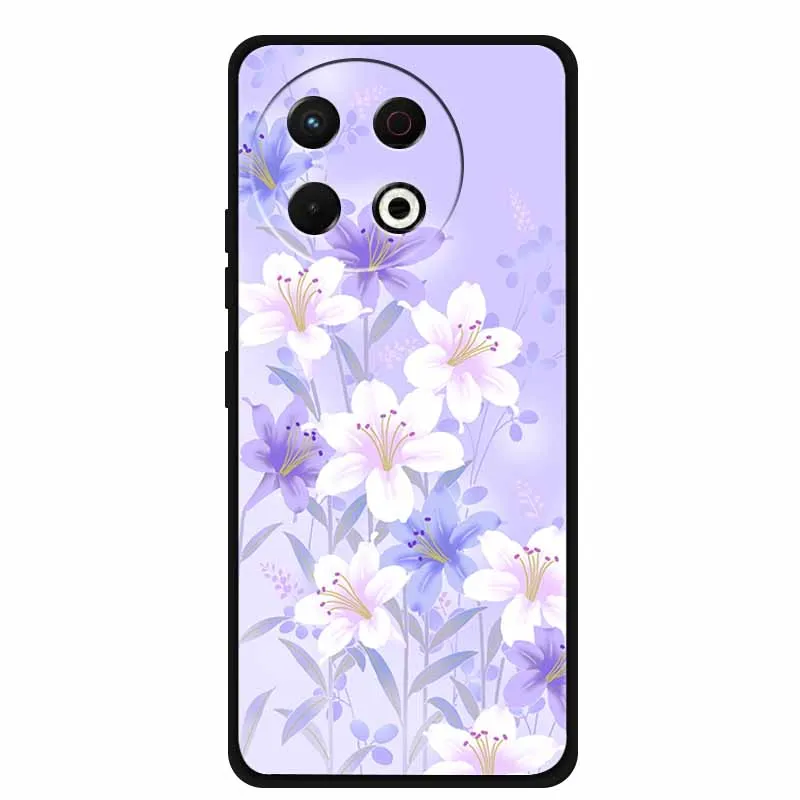 Black Silicone Soft Phone Case - Protective Back Cover